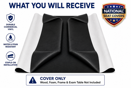 Restaurant Booth Vinyl Seat Cover – Staple-On