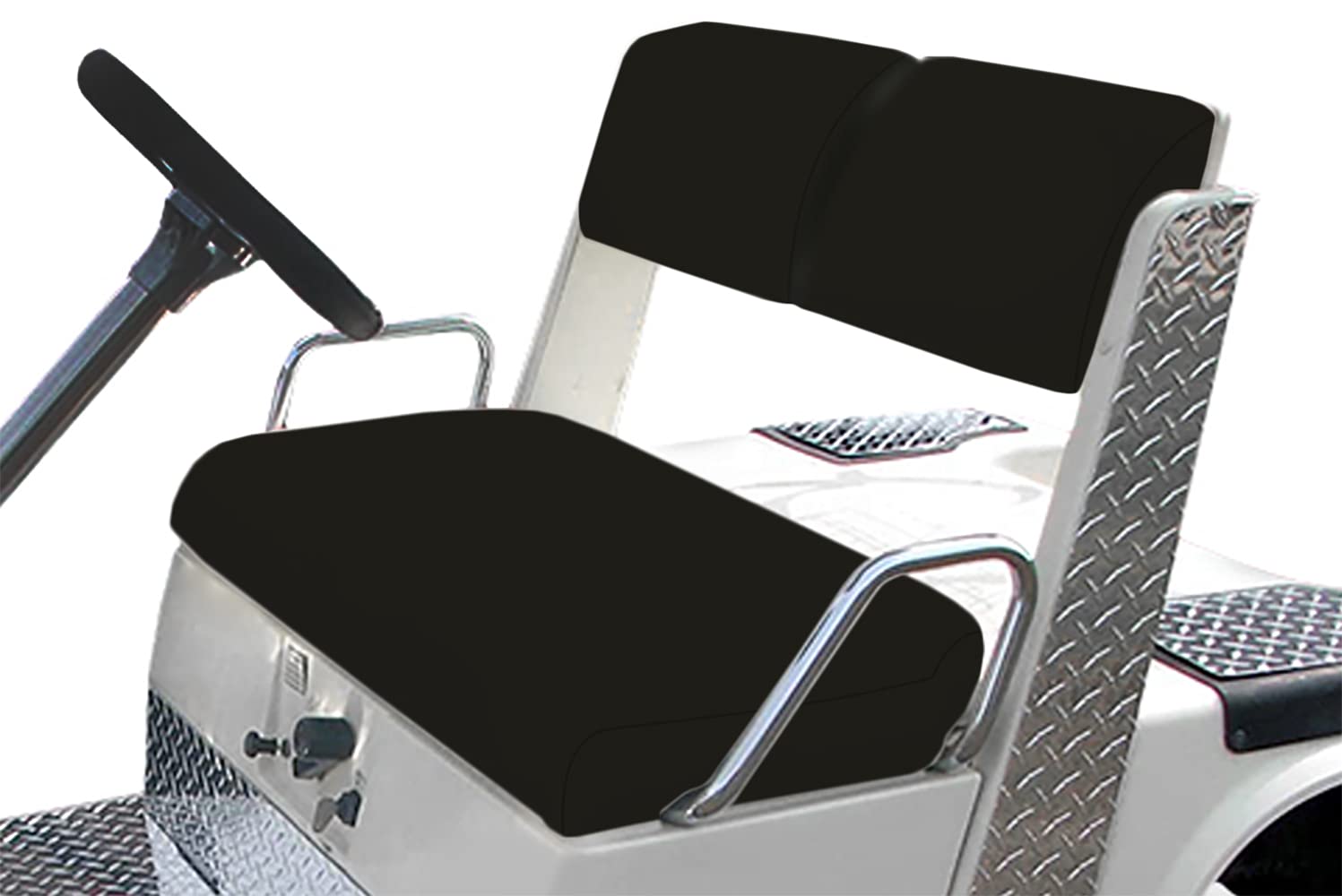 Yamaha G2 - G9 Golf Cart Front Seat Cover Replacement Set Made with Premium Marine Grade Vinyl - Staple On Installation
