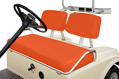 Club Car Pre-2000 DS Golf Cart Front Replacement Seat Cover Set Made with Marine Grade Vinyl - Staple On Installation