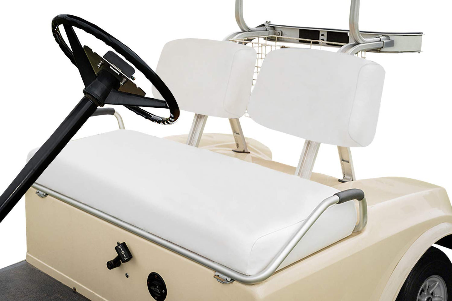 Club Car Pre-2000 DS Golf Cart Front Replacement Seat Cover Set Made with Marine Grade Vinyl - Staple On Installation