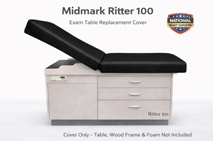 Midmark Ritter 100 Exam Table Replacement Cover – Staple-On Vinyl