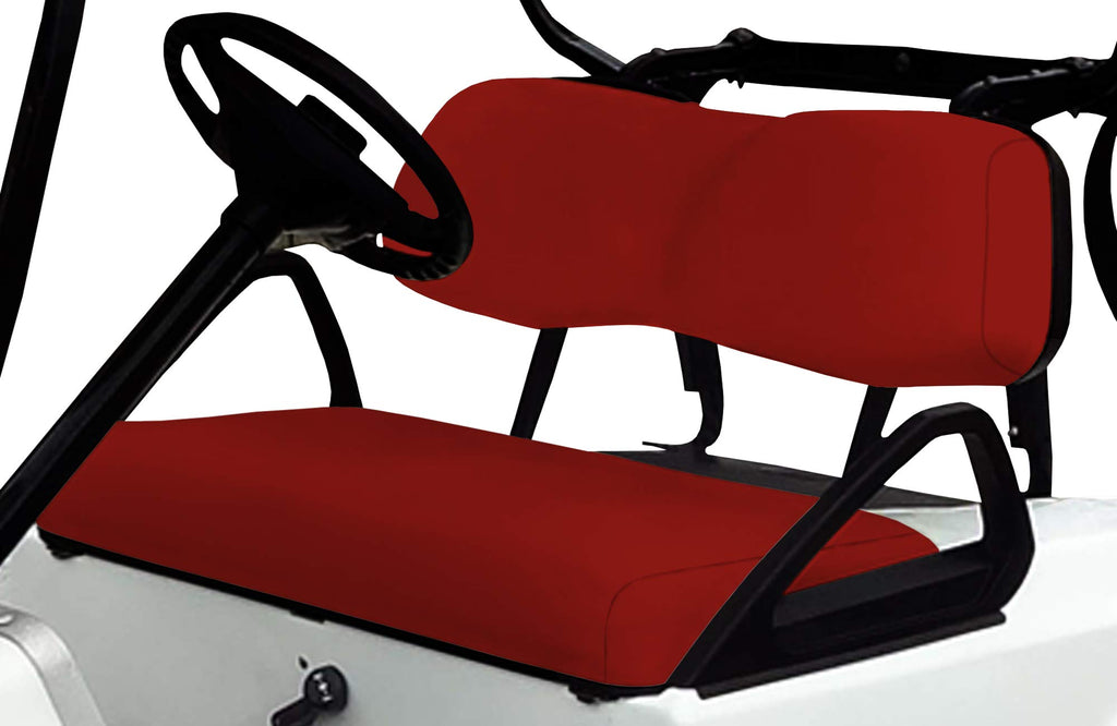 Club Car DS Golf Cart Replacement Front Vinyl Seat Cover Set - DIY Staple On Installation
