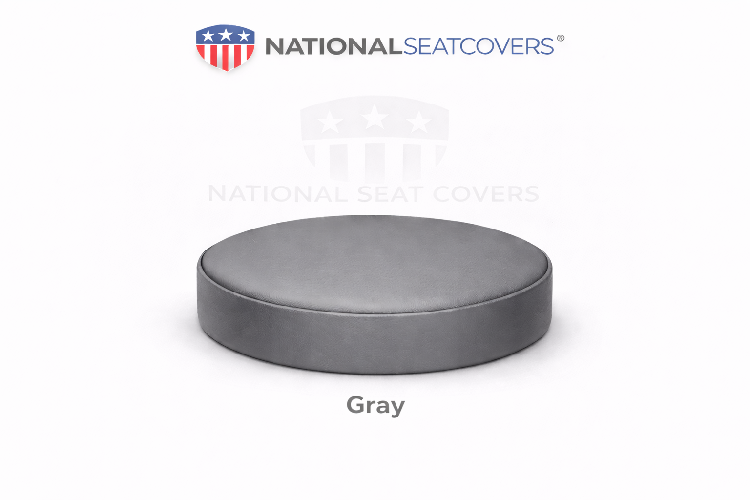 Round Bar Stool Seat Cover Staple-On Heavy Duty Vinyl Restaurant Office Medical