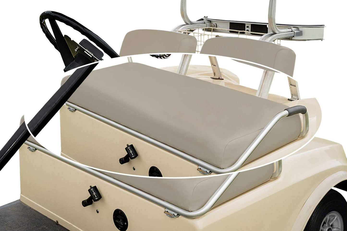 Club Car Pre-2000 DS Golf Cart Seat Bottom Cover – Vinyl