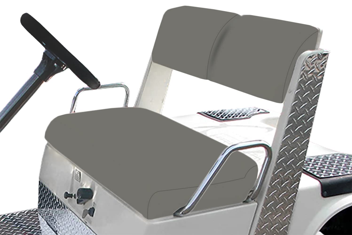 Yamaha G2 - G9 Golf Cart Front Seat Cover Replacement Set Made with Premium Marine Grade Vinyl - Staple On Installation
