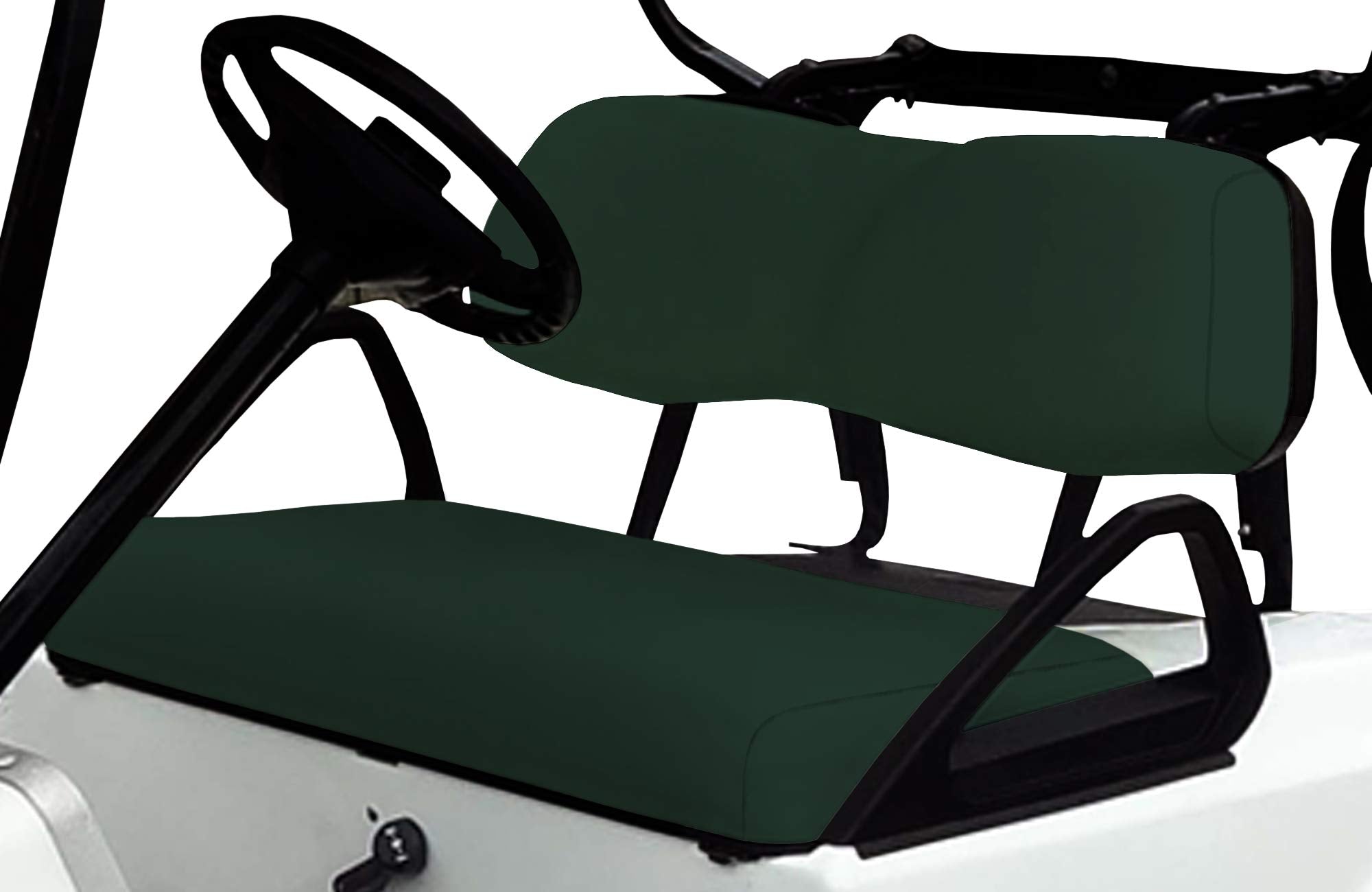 Club Car DS Golf Cart Replacement Front Vinyl Seat Cover Set - DIY Staple On Installation