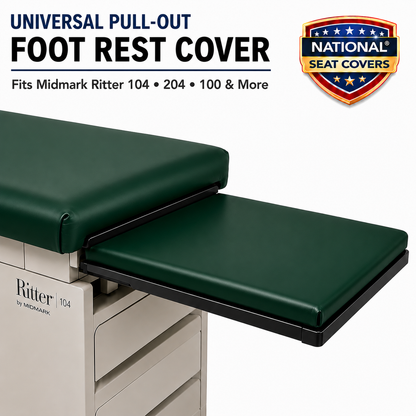 Midmark Ritter Replacement Pull-Out Footrest Vinyl Cover