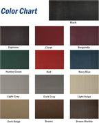 DIY Restaurant Booth Commercial Grade Vinyl Seat Bottom Custom Fit Replacement Cover - DIY STAPLE ON Installation With Color Choices