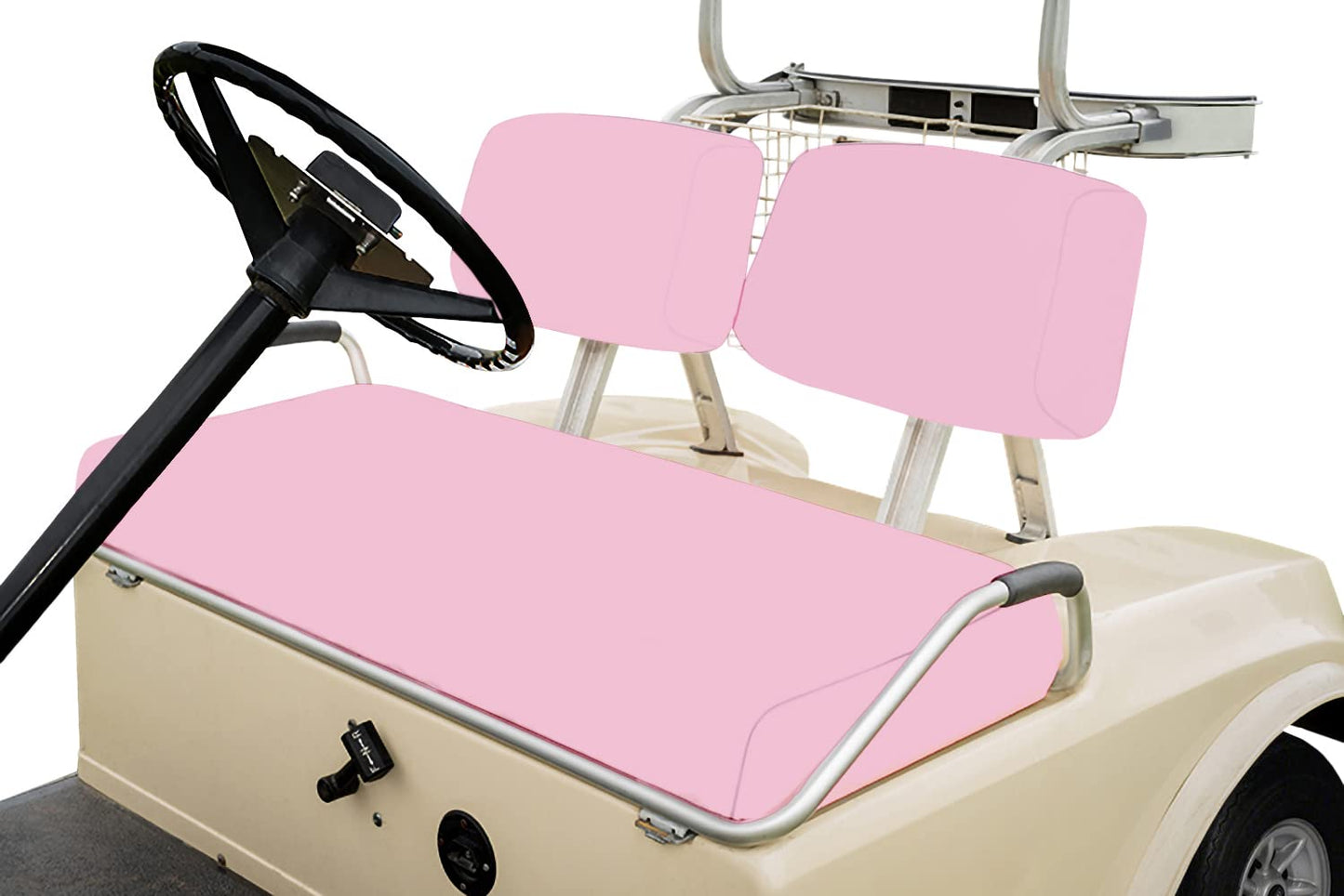 Club Car Pre-2000 DS Golf Cart Front Replacement Seat Cover Set Made with Marine Grade Vinyl - Staple On Installation