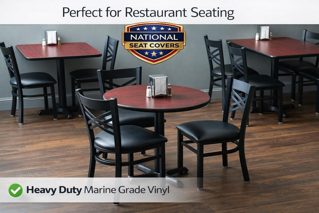 Marine Grade Vinyl By The Cut Yard - Heavy Duty Indoor/Outdoor - Perfect for Auto Trim, Boat Seat, Furniture Upholstery, Restaurant Chairs and More