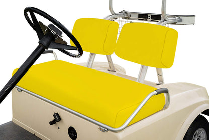 Club Car Pre-2000 DS Golf Cart Front Replacement Seat Cover Set Made with Marine Grade Vinyl - Staple On Installation