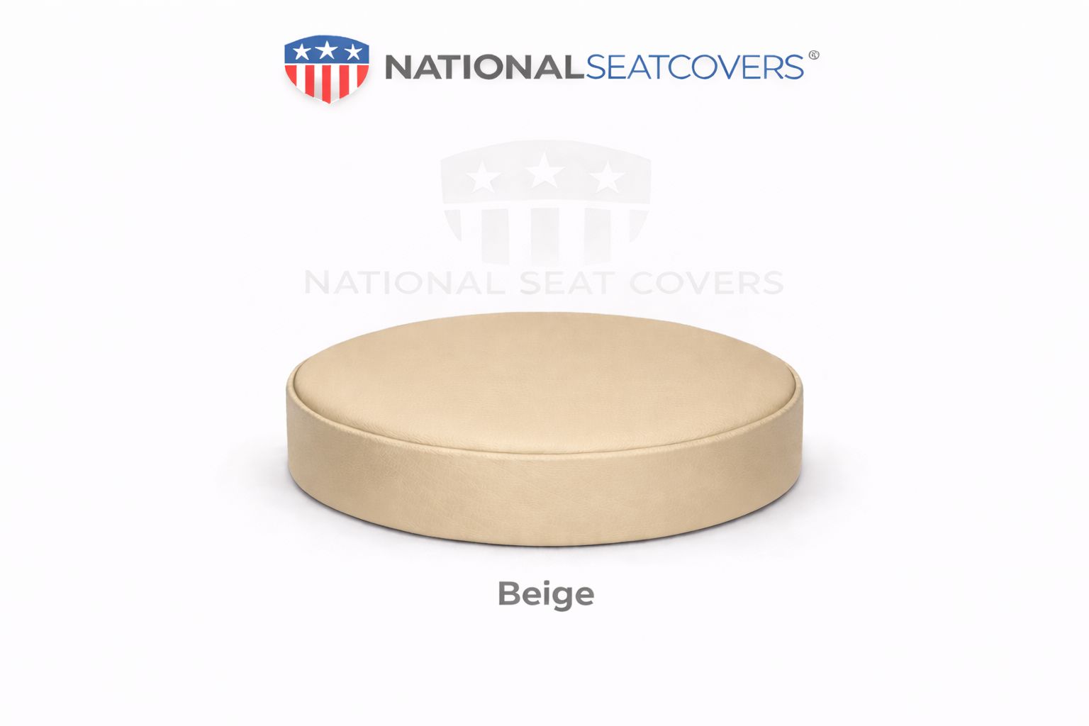 Round Bar Stool Seat Cover Staple-On Heavy Duty Vinyl Restaurant Office Medical
