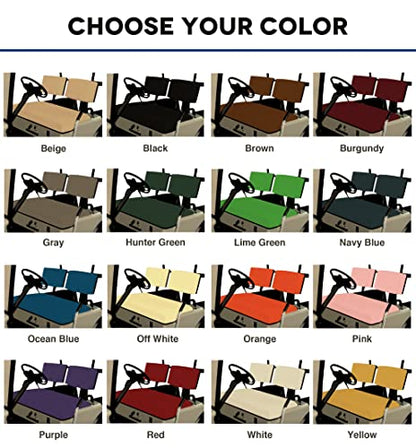 EZGO Marathon Golf Cart Front Seat Cover Set – Vinyl
