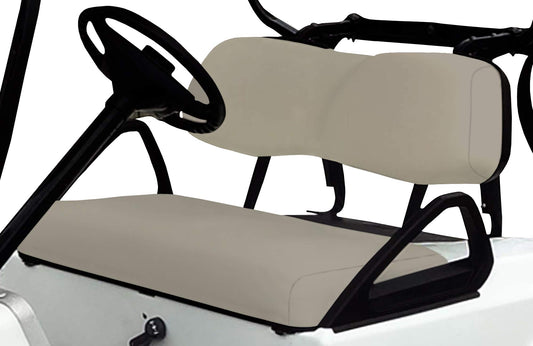 Club Car DS Golf Cart Replacement Front Vinyl Seat Cover Set - DIY Staple On Installation
