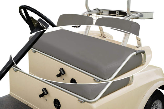 Front Seat Bottom Only Replacement Cover for Club Car Pre-2000 DS Golf Cart - Marine Grade Vinyl - DIY Staple On Installation