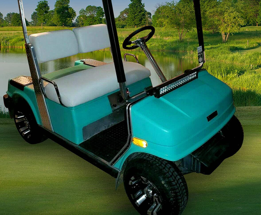 Yamaha G2 - G9 Golf Cart Front Seat Cover Replacement Set Made with Premium Marine Grade Vinyl - Staple On Installation
