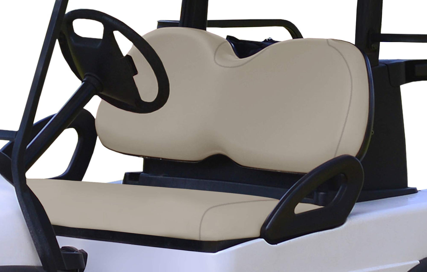 Club Car Precedent Golf Cart Front Replacement Seat Cover Set Made with Heavy Duty Marine Grade Vinyl - Staple On Installation