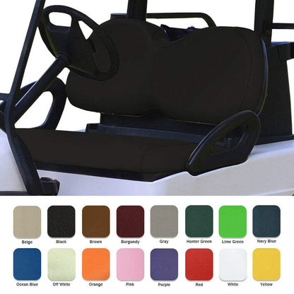 Club Car Precedent Golf Cart Front Replacement Seat Cover Set Made with Heavy Duty Marine Grade Vinyl - Staple On Installation