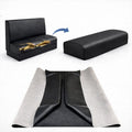 DIY Restaurant Booth Commercial Grade Vinyl Seat Bottom Custom Fit Replacement Cover - DIY STAPLE ON Installation With Color Choices