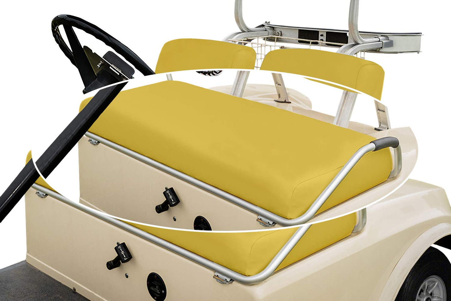 Club Car Pre-2000 DS Golf Cart Seat Bottom Cover – Vinyl