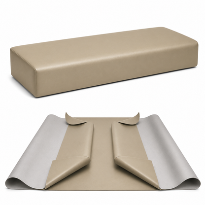 DIY Restaurant Booth Commercial Grade Vinyl Seat Bottom Replacement Cover - DIY STAPLE ON Installation