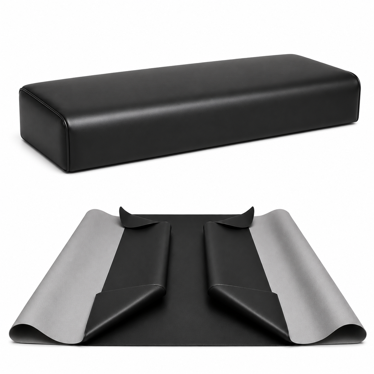 DIY Restaurant Booth Commercial Grade Vinyl Seat Bottom Replacement Cover - DIY STAPLE ON Installation