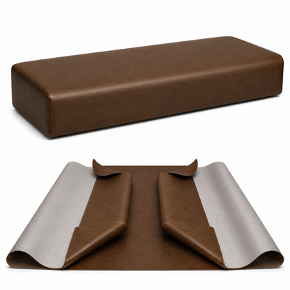 DIY Restaurant Booth Commercial Grade Vinyl Seat Bottom Replacement Cover - DIY STAPLE ON Installation