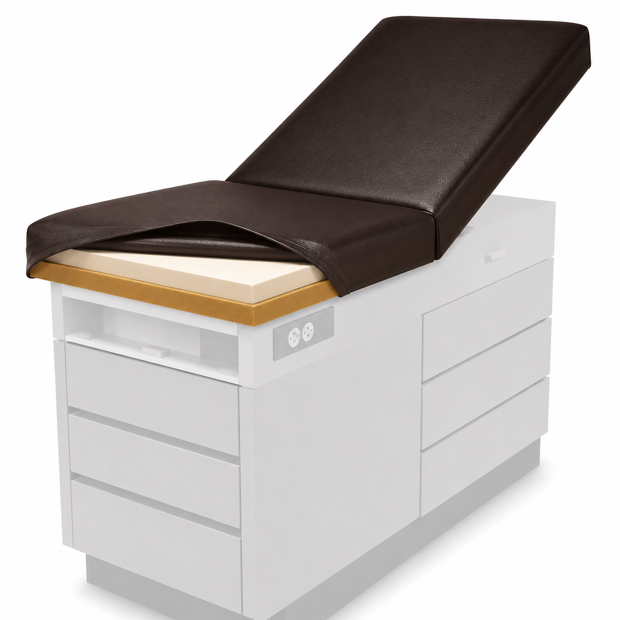 Midmark / Ritter 404 - Exam Table Top Replacement Vinyl Cover DIY- STAPLE ON