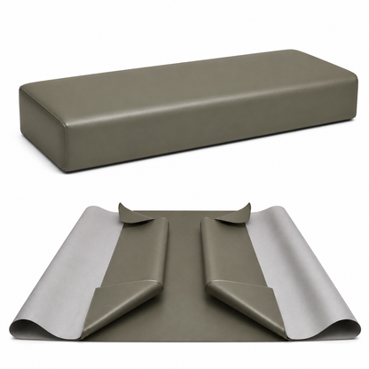 DIY Restaurant Booth Commercial Grade Vinyl Seat Bottom Replacement Cover - DIY STAPLE ON Installation