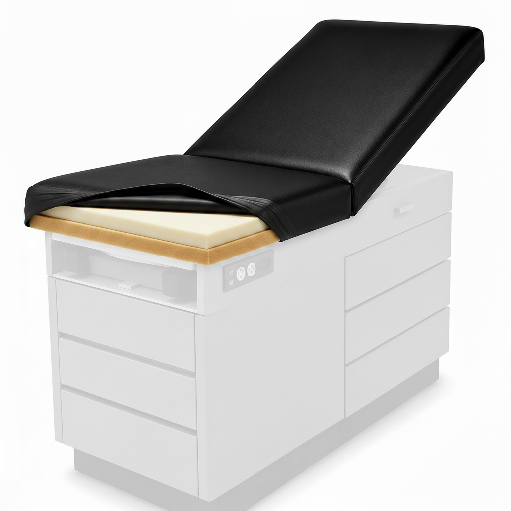 Midmark / Ritter 404 - Exam Table Top Replacement Vinyl Cover DIY- STAPLE ON