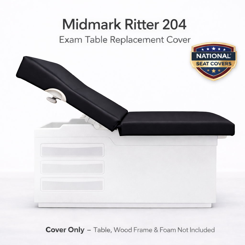 Midmark Ritter 204 Exam Table Replacement Cover – Staple-On Vinyl