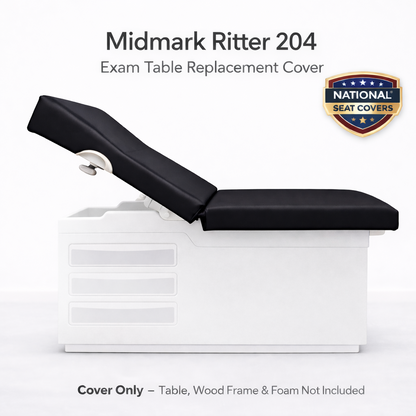 Midmark Ritter 204 Exam Table Replacement Cover – Staple-On Vinyl