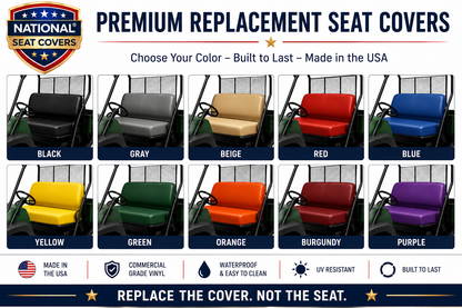 Kawasaki Mule 2500 2510 3000 3010 DIY Vinyl Seat Cover Replacement Set 1993-2008