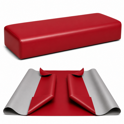 DIY Restaurant Booth Commercial Grade Vinyl Seat Bottom Replacement Cover - DIY STAPLE ON Installation