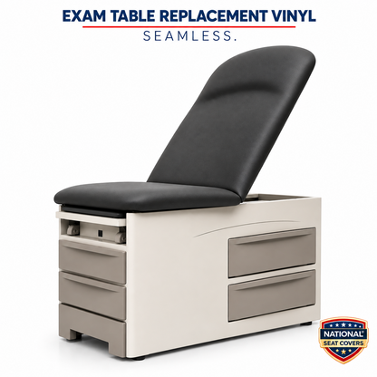 Universal Fit Exam Table Replacement Vinyl – 4-Way Stretch Upholstery