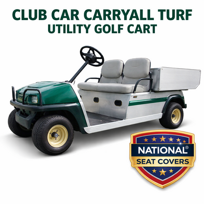 Club Car Carryall Turf 1-2 XRT Golf Cart Replacement Bottom Cover & 2 Piece Back
