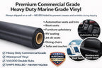 Marine Grade Vinyl By The Cut Yard - Heavy Duty Indoor/Outdoor - Perfect for Auto Trim, Boat Seat, Furniture Upholstery, Restaurant Chairs and More