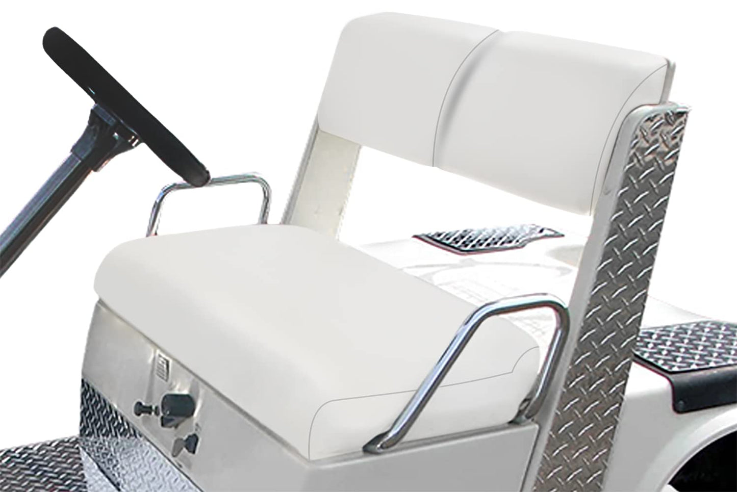 Yamaha G2-G9 Golf Cart Front Seat Cover Set – Marine Grade Vinyl | Staple-On