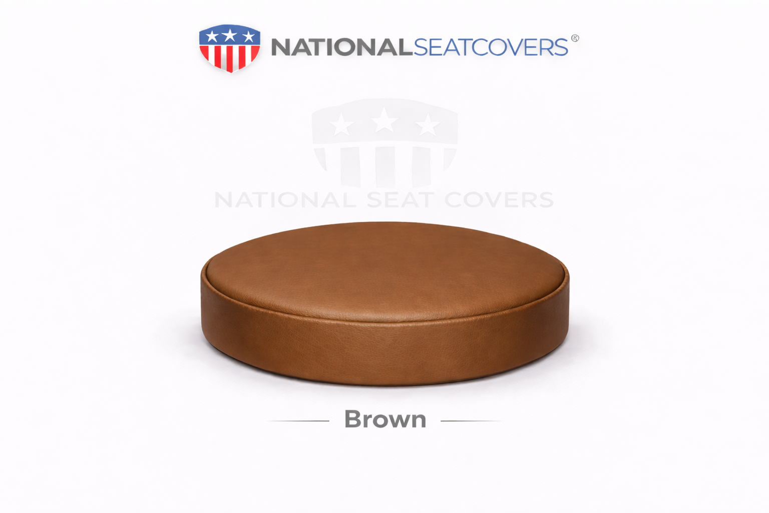 Round Bar Stool Seat Cover Staple-On Heavy Duty Vinyl Restaurant Office Medical