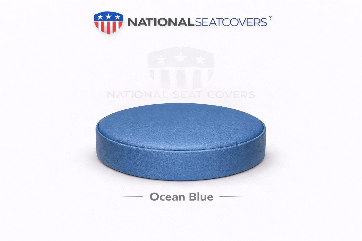 Round Bar Stool Seat Cover Staple-On Heavy Duty Vinyl Restaurant Office Medical