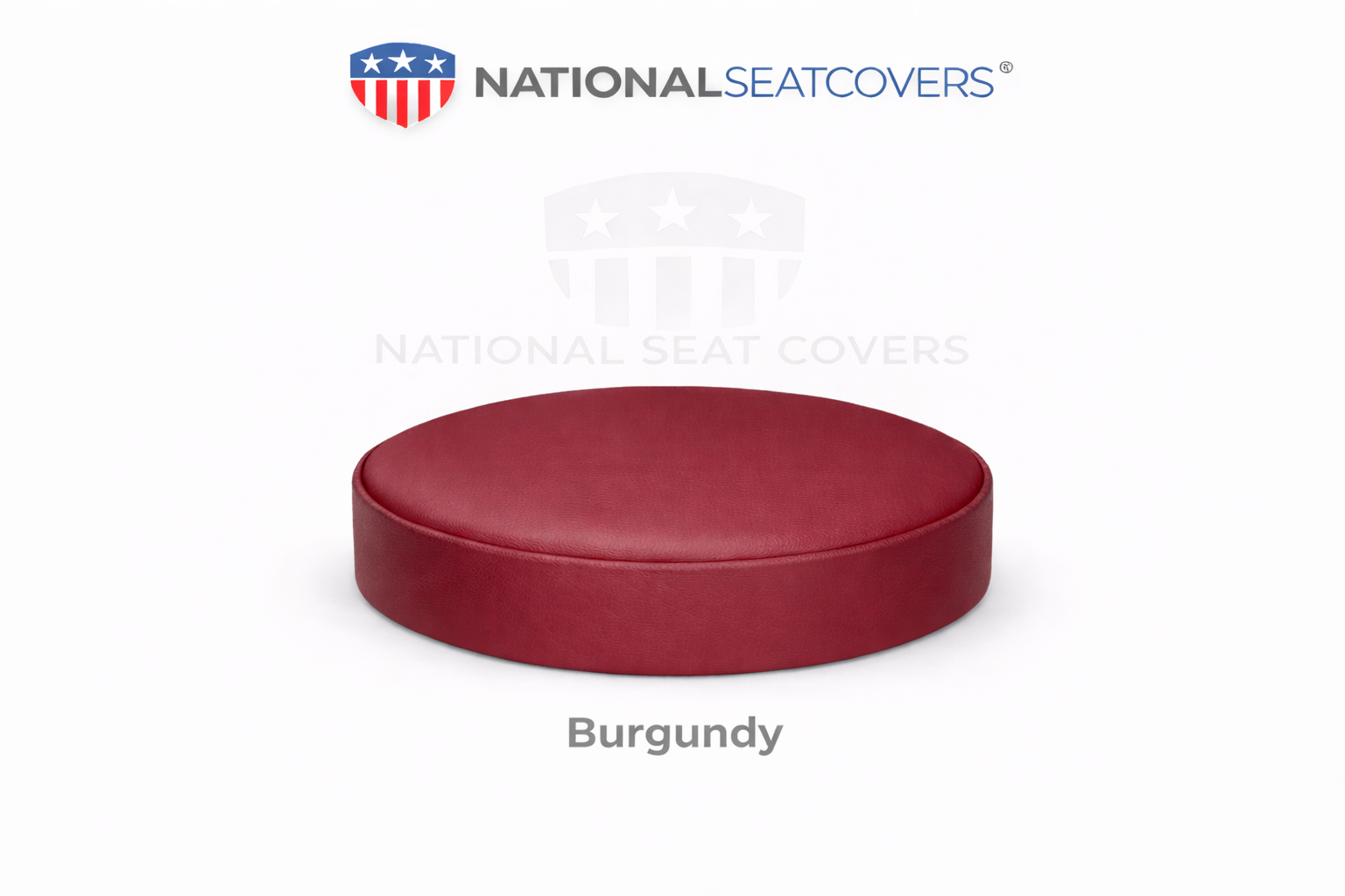 Round Bar Stool Seat Cover Staple-On Heavy Duty Vinyl Restaurant Office Medical
