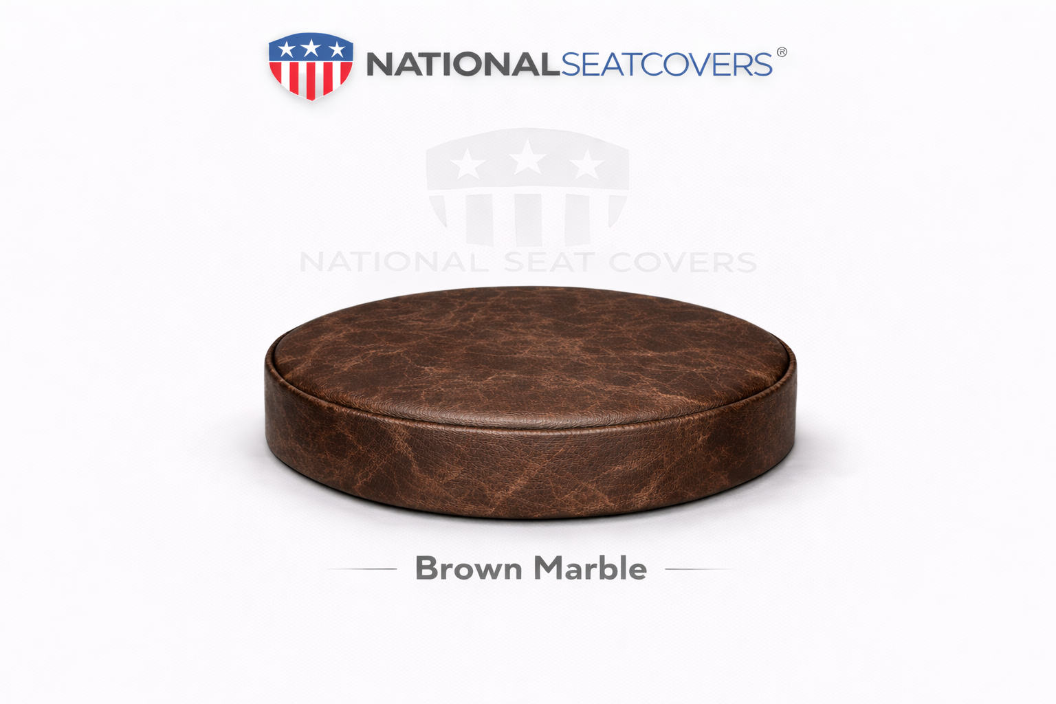 Round Bar Stool Seat Cover Staple-On Heavy Duty Vinyl Restaurant Office Medical
