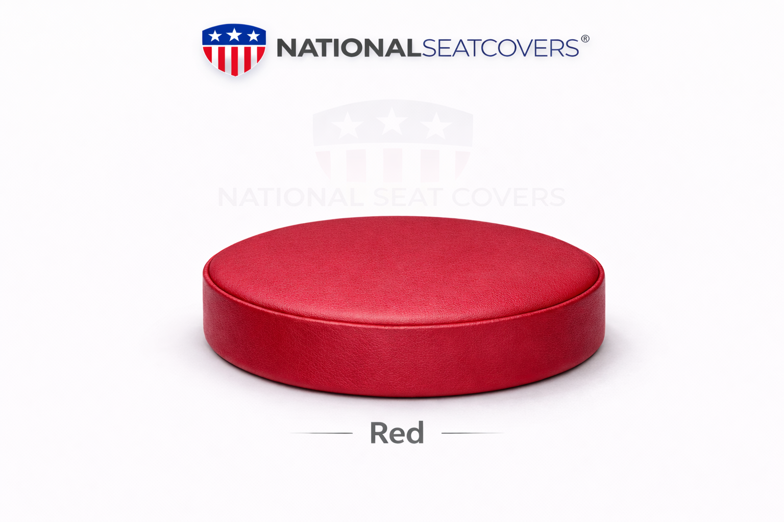 Round Bar Stool Seat Cover Staple-On Heavy Duty Vinyl Restaurant Office Medical