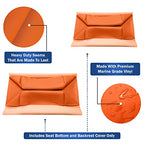 Club Car Pre-2000 DS Golf Cart Front Replacement Seat Cover Set Made with Marine Grade Vinyl - Staple On Installation
