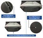 Club Car Pre-2000 DS Golf Cart Front Replacement Seat Cover Set Made with Marine Grade Vinyl - Staple On Installation