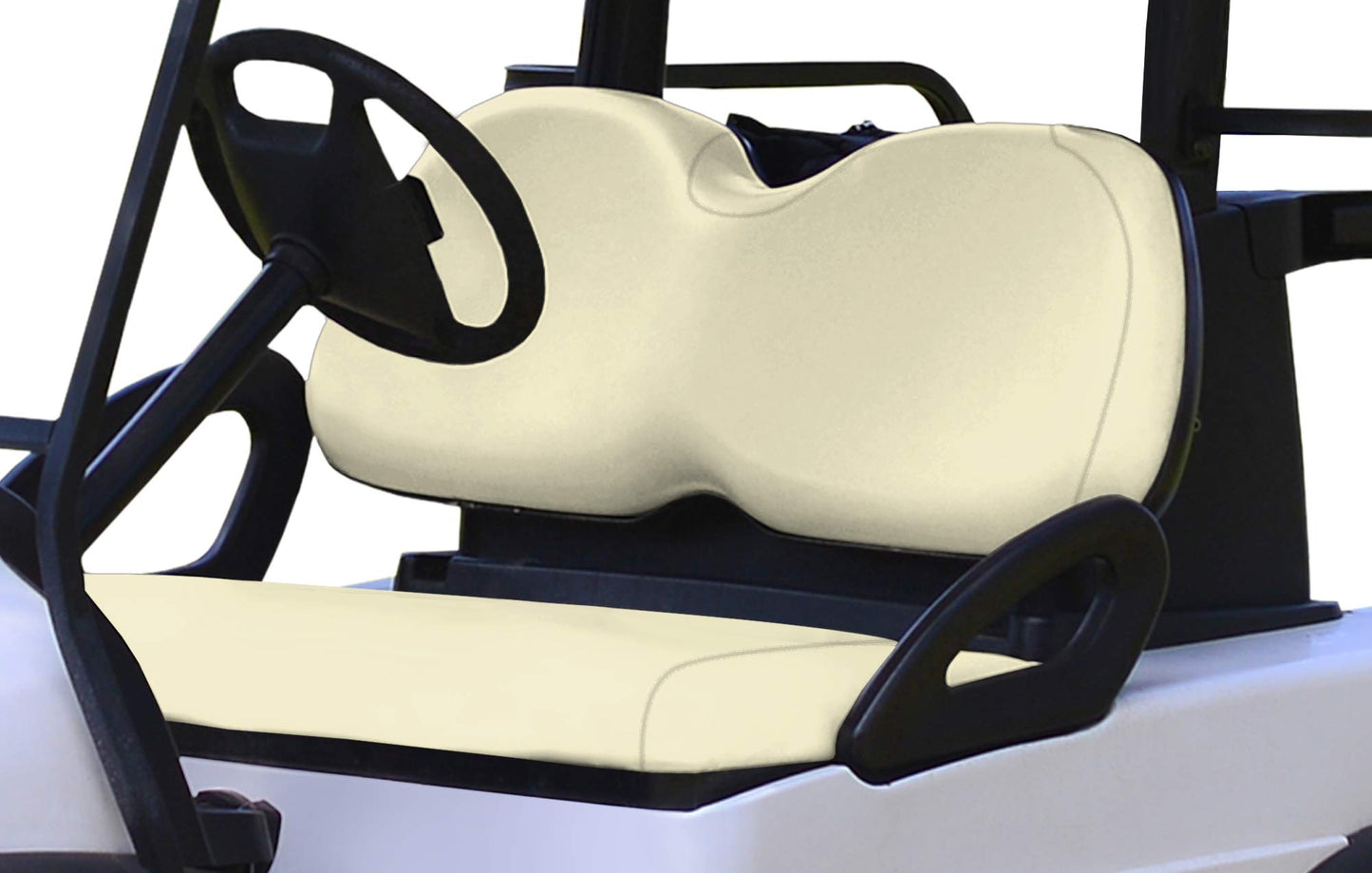 Club Car Precedent Golf Cart Front Replacement Seat Cover Set Made with Heavy Duty Marine Grade Vinyl - Staple On Installation