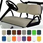 Club Car DS Golf Cart Replacement Front Vinyl Seat Cover Set - DIY Staple On Installation
