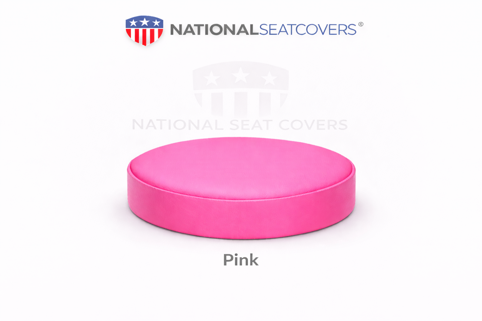 Round Bar Stool Seat Cover Staple-On Heavy Duty Vinyl Restaurant Office Medical