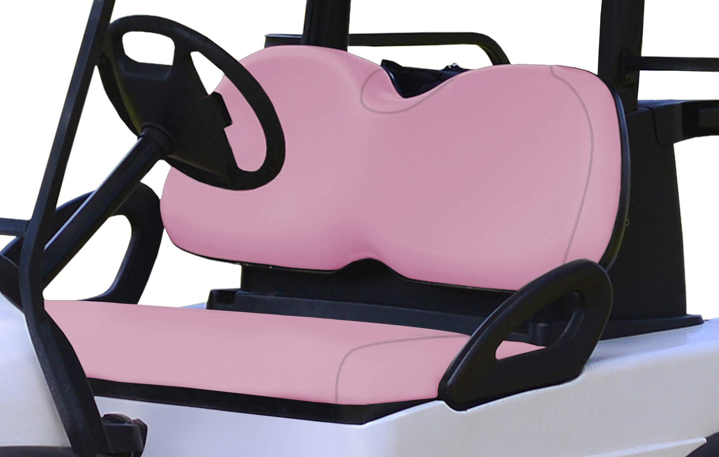 Club Car Precedent Golf Cart Front Replacement Seat Cover Set Made with Heavy Duty Marine Grade Vinyl - Staple On Installation