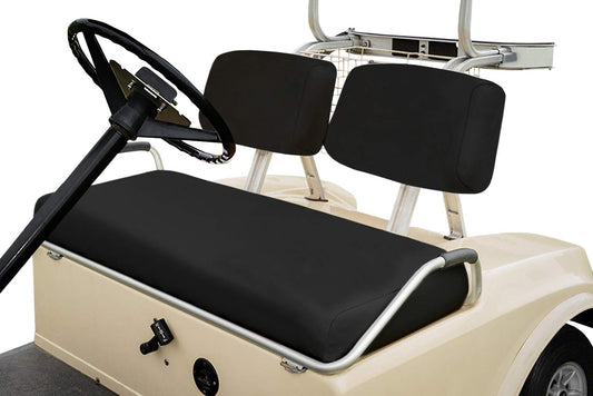 Club Car Pre-2000 DS Golf Cart Front Replacement Seat Cover Set Made with Marine Grade Vinyl - Staple On Installation